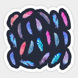 Feather Pattern Sticker